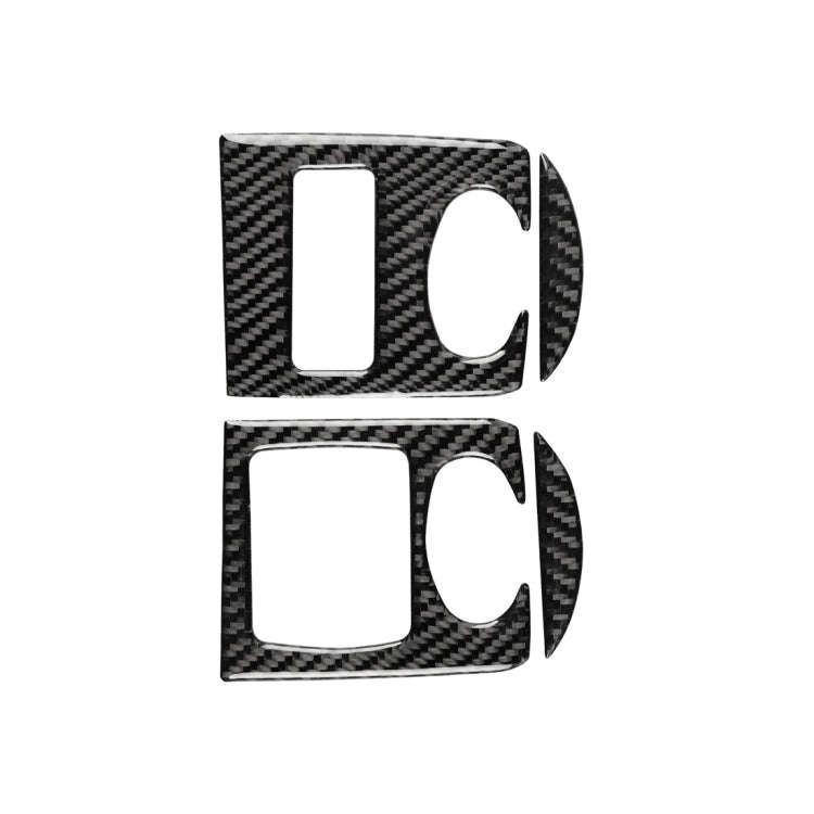 Car Carbon Fiber Glass Lifter Panel Decorative Sticker for Audi TT 8n 8J MK123 TTRS 2008-2014, Le...