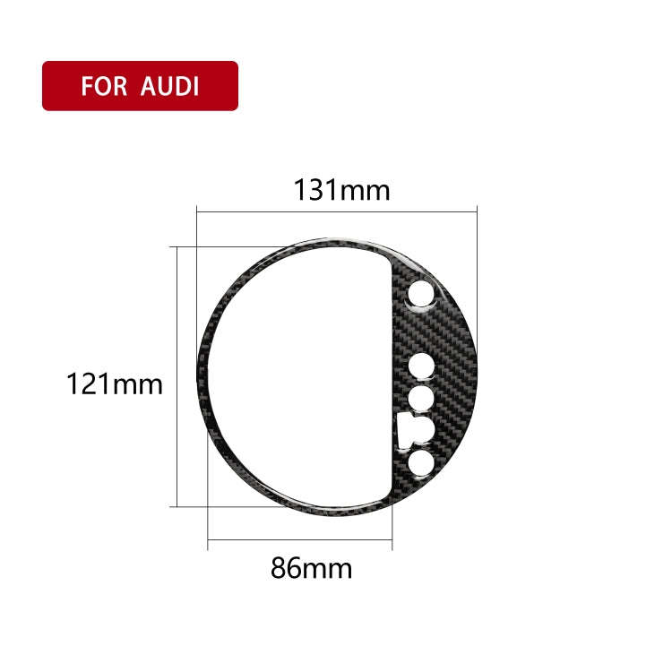 Car Carbon Fiber Gear Shift Position Panel Decorative Sticker for Audi TT 8n 8J MK123 TTRS 2008-2...