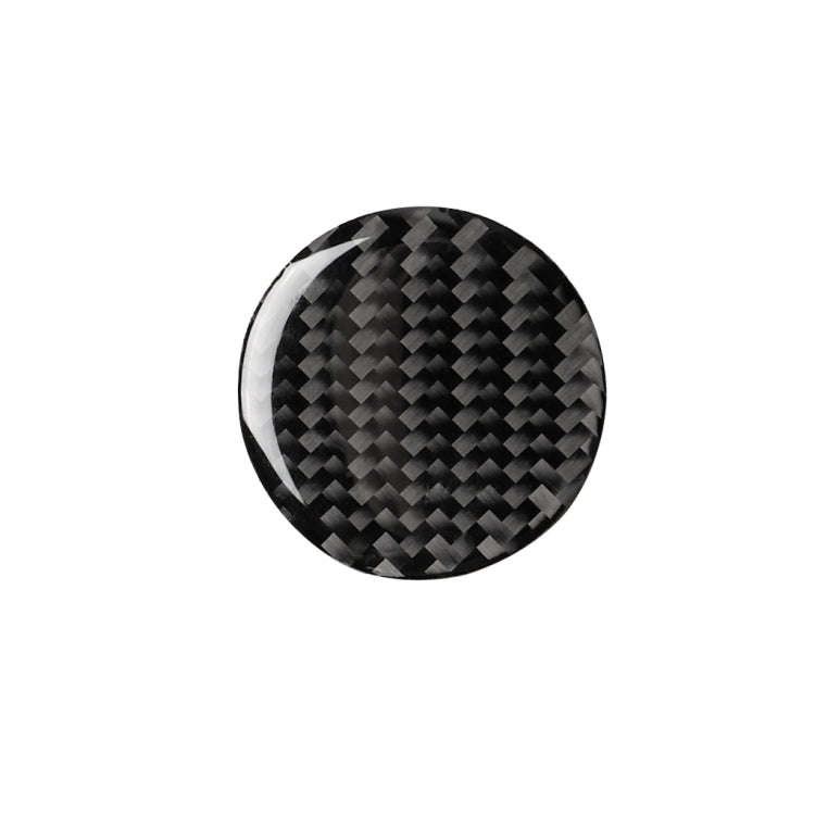 Car Carbon Fiber Central Control Knob Decorative Sticker for Audi A3 / A4L 2014-2019, Left and Ri...
