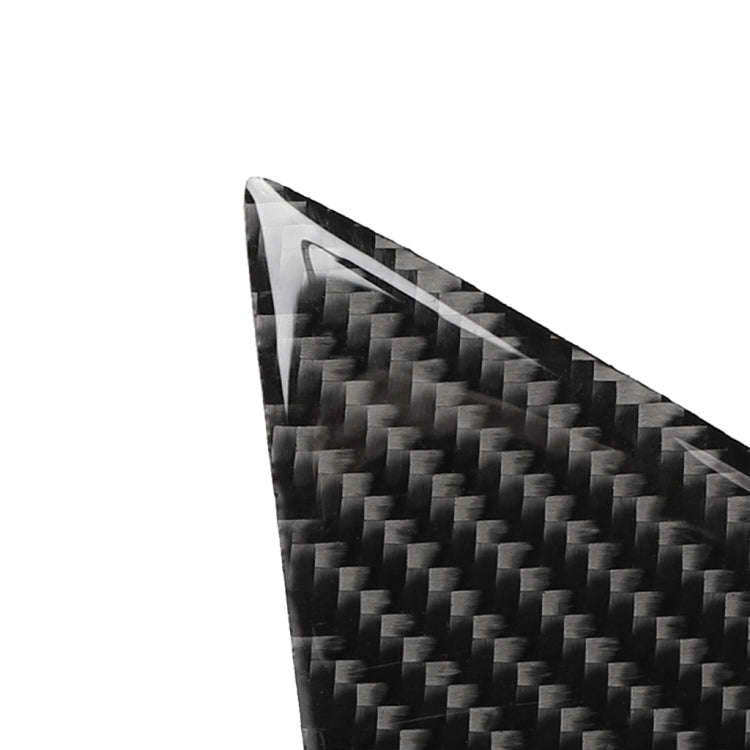 Car Carbon Fiber Gear Shift Position Side Panel Decorative Sticker for Audi A3 2014-2019, Right D...