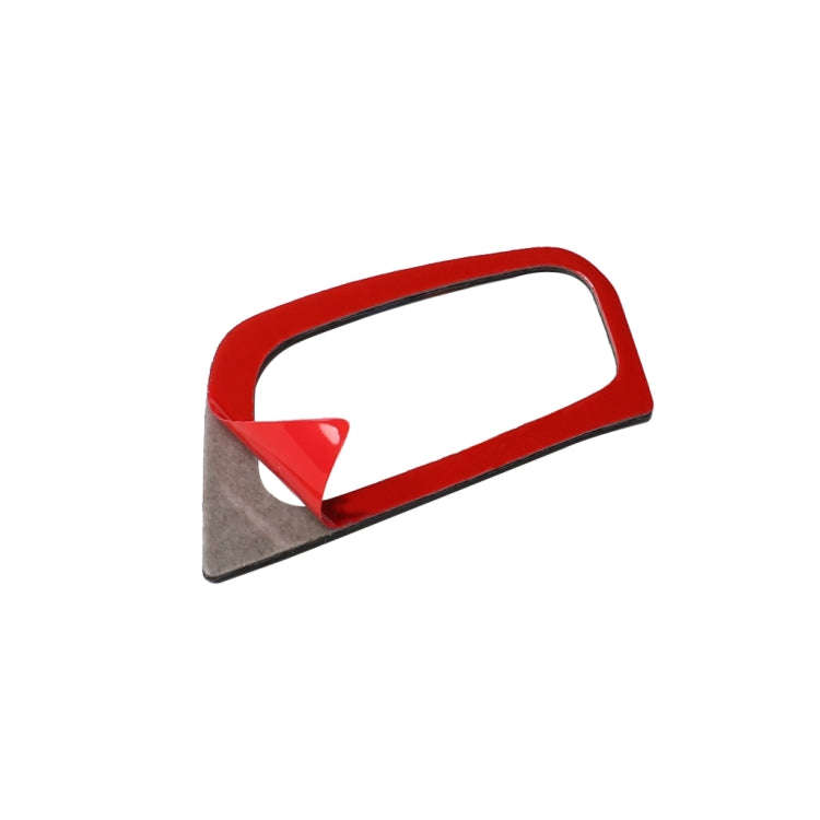 Car Carbon Fiber Tricolor Key Hole Decorative Sticker for BMW E70 X5 / E71 X6 2009-2013, Left Drive
