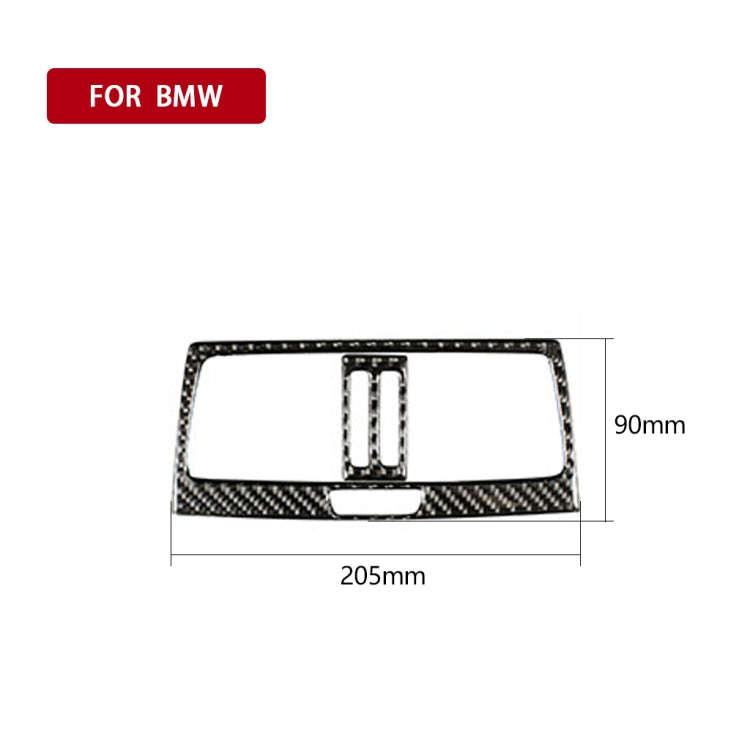 Car Carbon Fiber Solid Color Rear Air Outlet Decorative Sticker for BMW E70 X5 / E71 X6 2009-2013...