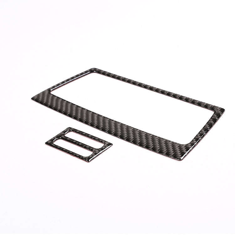 Car Carbon Fiber Solid Color Rear Air Outlet Decorative Sticker for BMW E70 X5 / E71 X6 2009-2013...