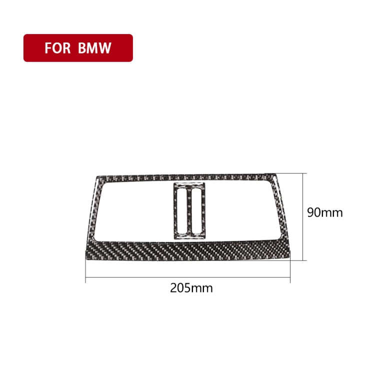 Car Carbon Fiber Solid Color Rear Air Outlet Decorative Sticker for BMW E70 X5 / E71 X6 2009-2013...