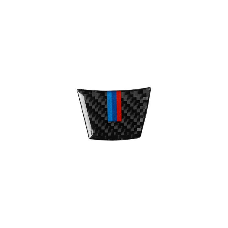 Car Carbon Fiber Tricolor Steering Wheel Decorative Sticker for BMW E70 X5 / E71 X6 2008-2013, Le...