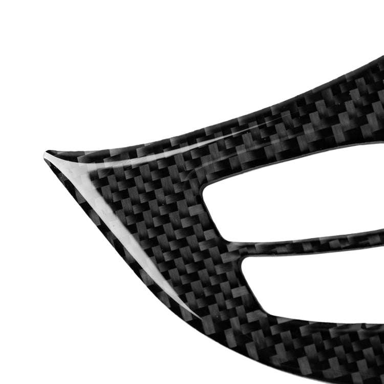 2 in 1 Car Carbon Fiber Solid Color Steering Wheel Buttons Decorative Sticker for BMW E70 X5 2008...