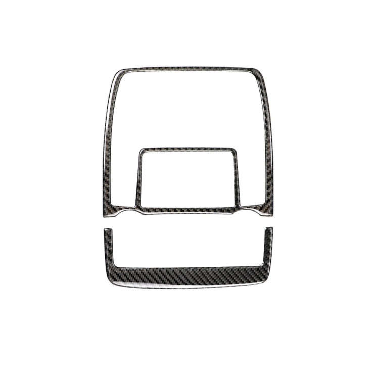2 in 1 Car Carbon Fiber Solid Color Reading Light Decorative Sticker for BMW E70 X5 / E71 X6 2008...
