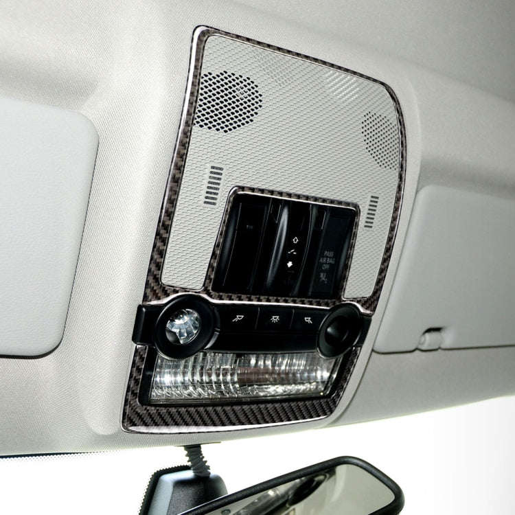 2 in 1 Car Carbon Fiber Solid Color Reading Light Decorative Sticker for BMW E70 X5 / E71 X6 2008...
