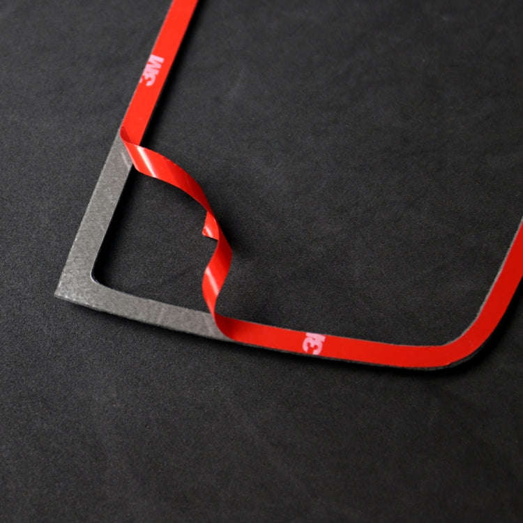 Car Carbon Fiber Solid Color Dashboard Horn Frame Decorative Sticker for BMW E70 X5 / E71 X6 2008...