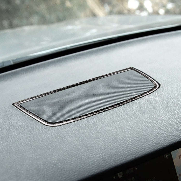 Car Carbon Fiber Solid Color Dashboard Horn Frame Decorative Sticker for BMW E70 X5 / E71 X6 2008...