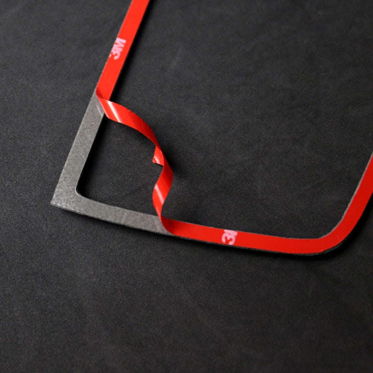 Car Carbon Fiber Tricolor Dashboard Horn Frame Decorative Sticker for BMW E70 X5 / E71 X6 2008-20...