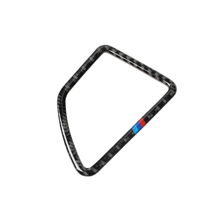 2 in 1 Car Carbon Fiber Tricolor Dashboard Air Outlet Decorative Sticker for BMW E70 X5 / E71 X6 ...
