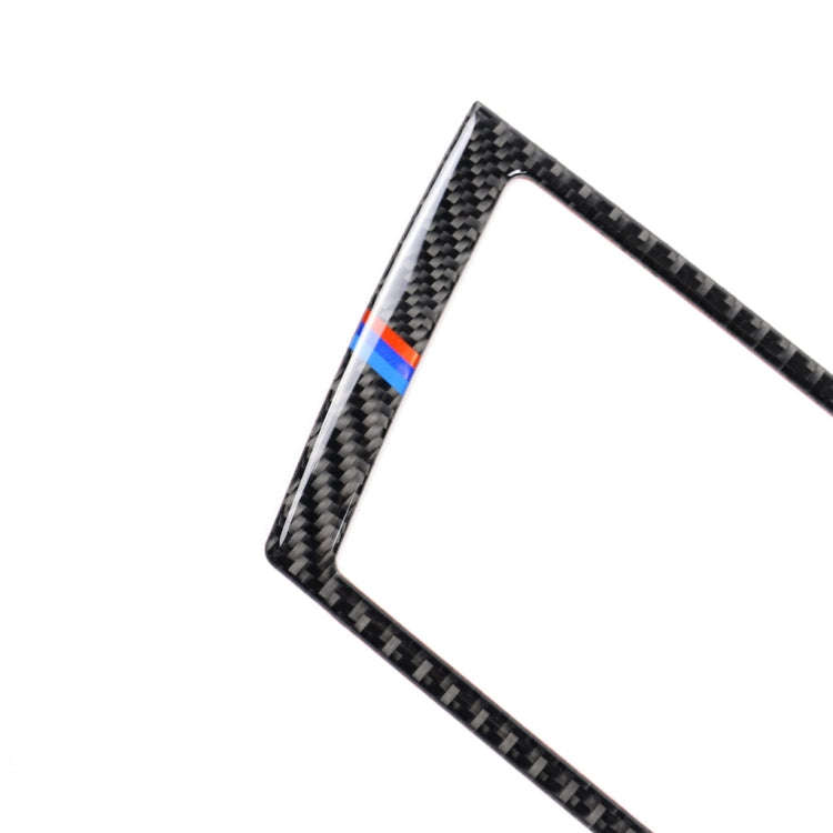 Car Carbon Fiber Tricolor Navigation Frame Decorative Sticker for BMW E70 X5 / E71 X6 2008-2013, ...