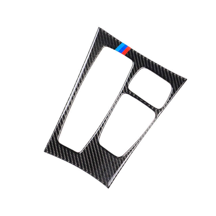 Car Carbon Fiber Tricolor Gear Panel Decorative Sticker for BMW X5 2008-2013 / X6 2009-2014, Low-...