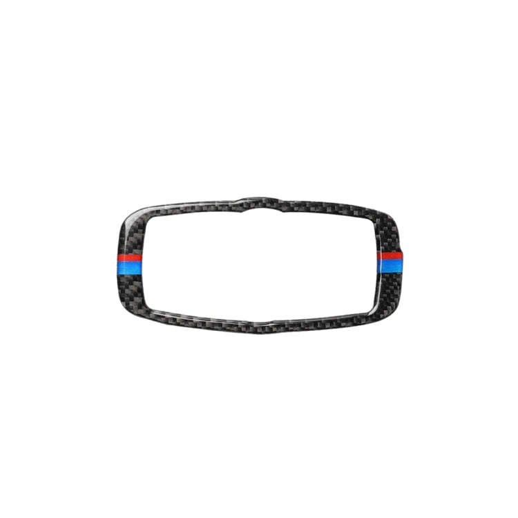 Car Carbon Fiber Tricolor Headlight Switch Frame Decorative Sticker for BMW 2008-2013 X5 E70 / X6...