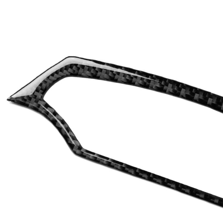 Car Carbon Fiber Dashboard Frame Decorative Sticker for Audi A4 2009-2010 / A4L 2009-2012, Left D...