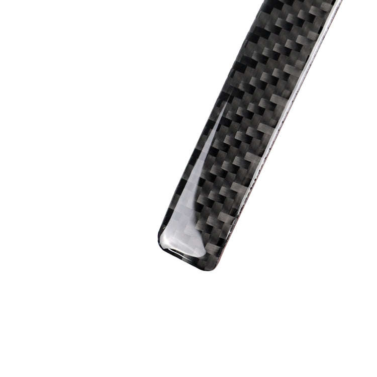 Car Carbon Fiber Front Passenger Seat Central Control Decorative Stripe for BMW 3 Series F30 / F3...