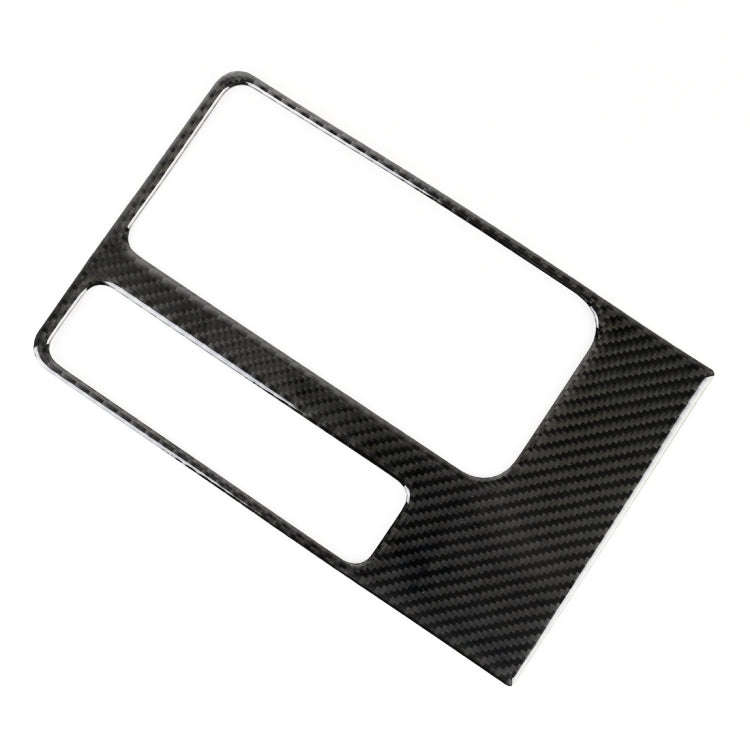 B Style Carbon Fiber Car Water Cup Decorative Sticker for Jaguar F-PACE 2016-2020