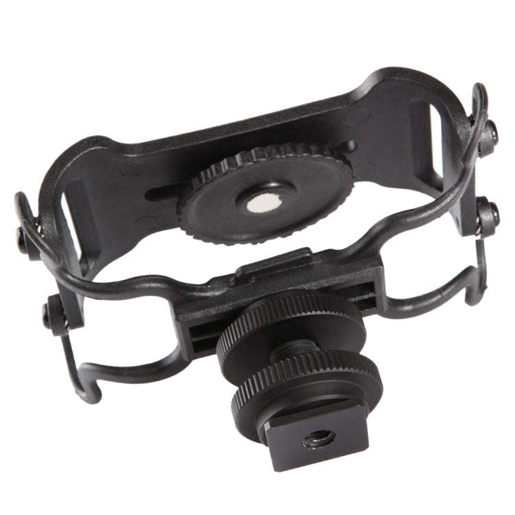 BOYA BY-C10 Universal Camera Microphone Shockmount with Hot Shoe Mount(Black)
