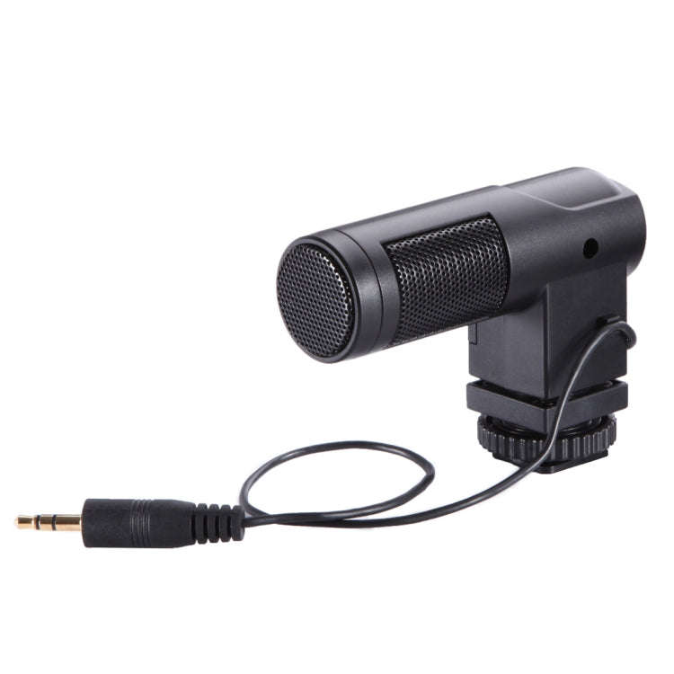 BOYA BY-V01 Stereo X/Y Condenser Microphone with Integrated Shock Mount Cold-shoe Mount & Windshi...