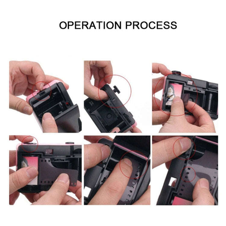 SUC4 Flowers Pattern Retro Film Camera Mini Point-and-shoot Camera for Children 5m Waterproof