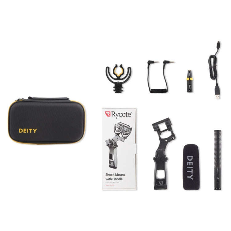 Deity V-Mic D3 Pro Kit Directional Condenser Shotgun Microphone with Shock Mount with Handle (Black)