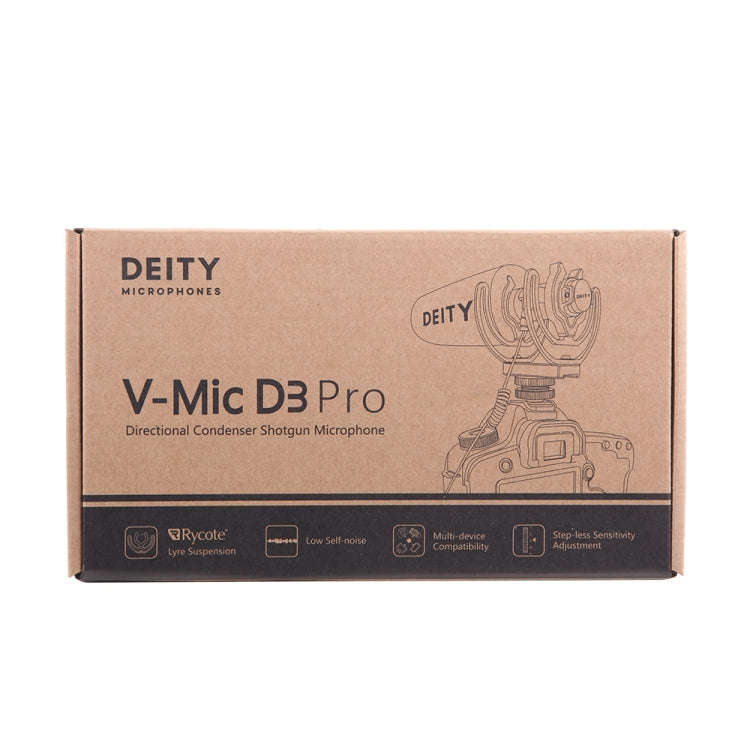 Deity V-Mic D3 Pro Directional Condenser Shotgun Microphone with Shock Mount (Black)