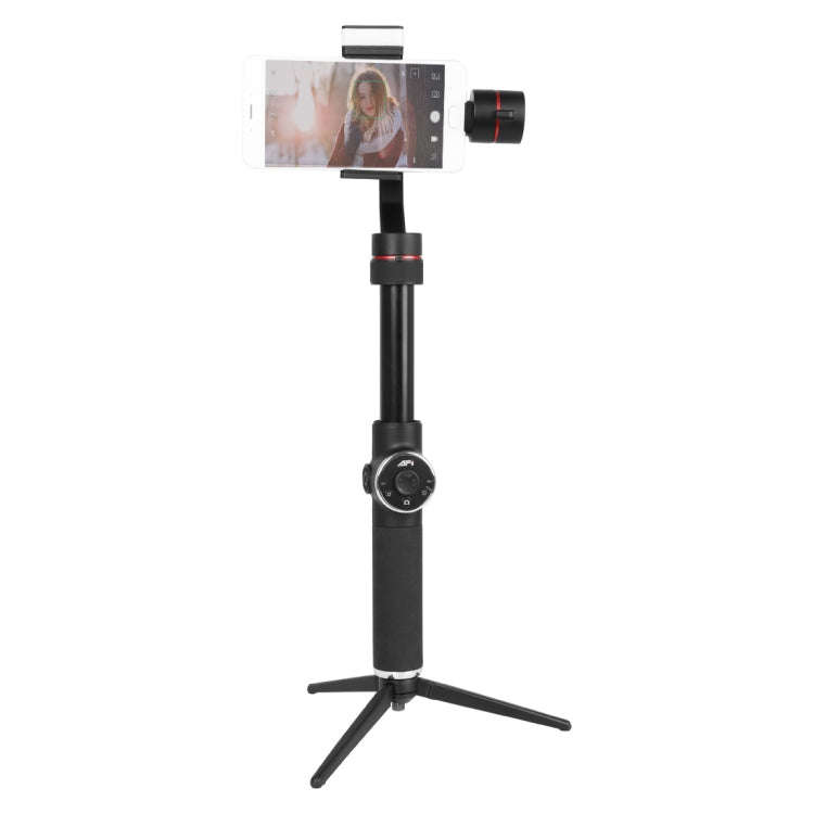 AFI V5 Smooth 3-Axis Handheld Aluminum Brushless Gimbal Stabilizer with Tripod Mount & Fill Light...