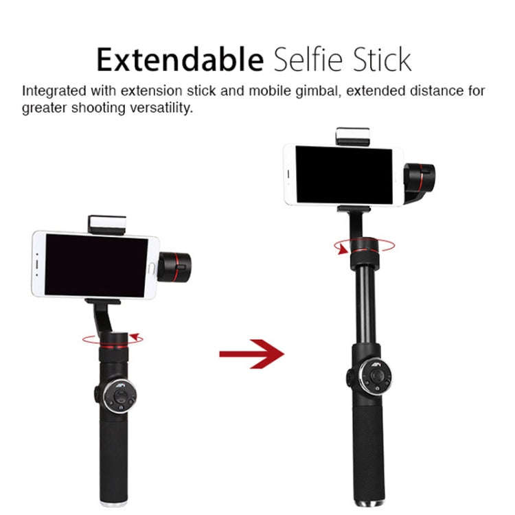 AFI V5 Smooth 3-Axis Handheld Aluminum Brushless Gimbal Stabilizer with Tripod Mount & Fill Light...