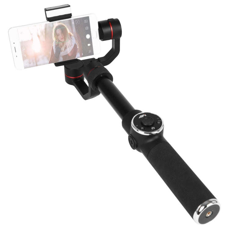 AFI V5 Smooth 3-Axis Handheld Aluminum Brushless Gimbal Stabilizer with Tripod Mount & Fill Light...