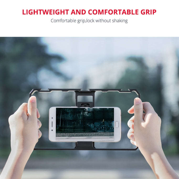 YELANGU  PC06 YLG0909A Vlogging Live Broadcast Smartphone Metal Cage Video Rig Filmmaking Recordi...