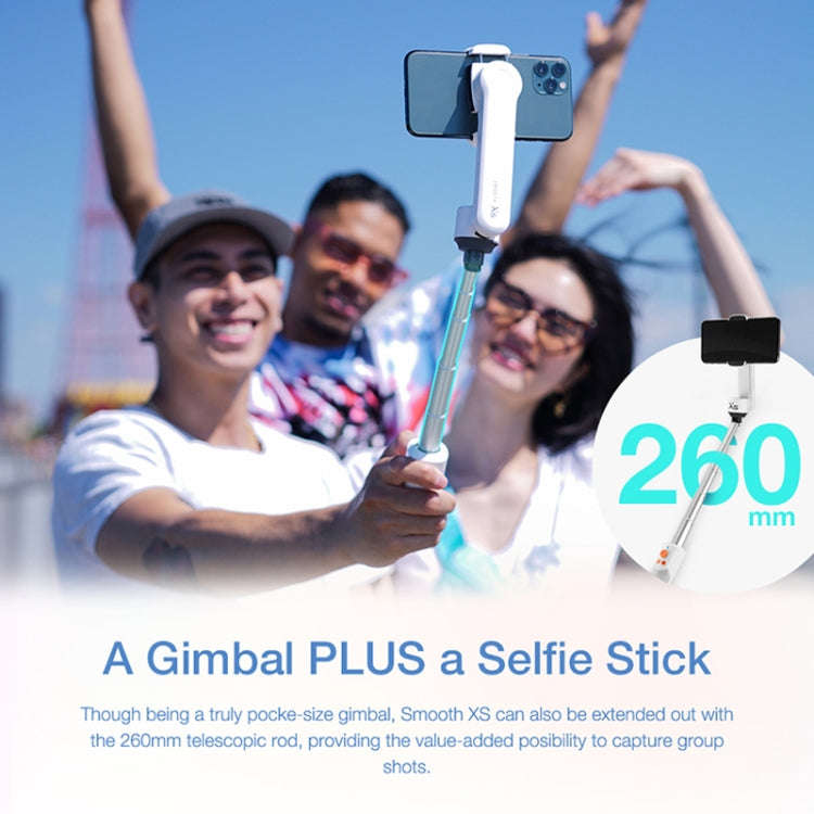 ZHIYUN YSZY018 Smooth-XS Handheld Gimbal Stabilizer Selfie Stick for Smart Phone, Load: 200g(Pink)