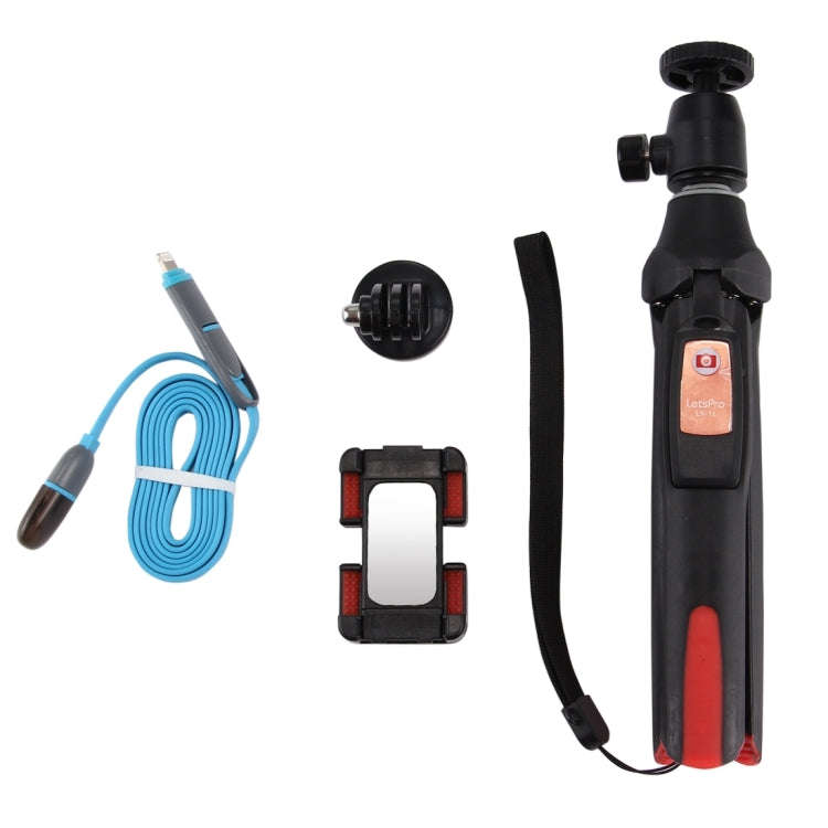 20-68cm Grip Foldable Tripod Holder Multi-functional Selfie Stick Extension Monopod with Phone Cl...