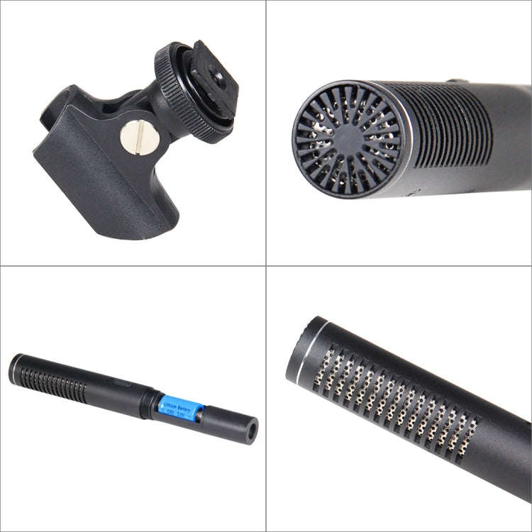 YELANGU YLG1401A Double Back Pole Professional Condenser Shotgun Microphone for DSLR & DV Camcord...