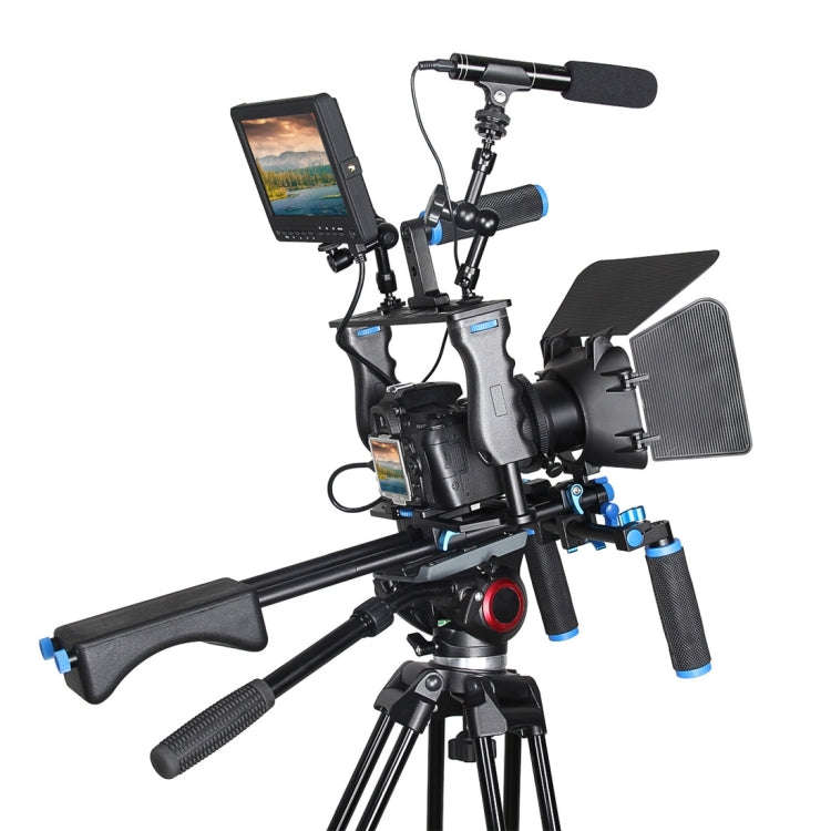 YELANGU YLG1401A Double Back Pole Professional Condenser Shotgun Microphone for DSLR & DV Camcord...