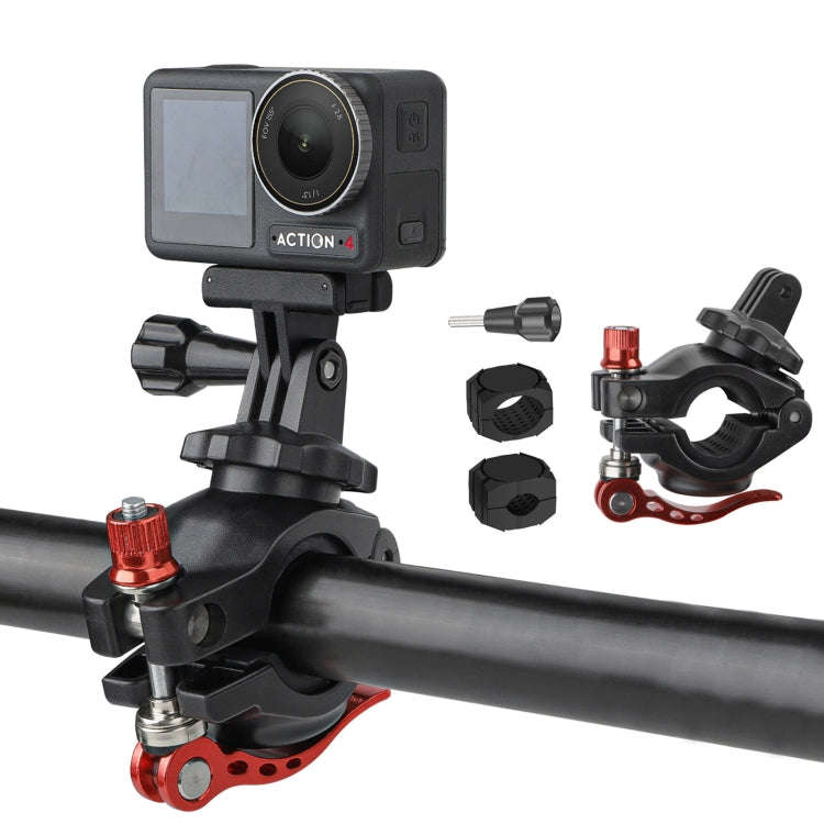 Sunnylife Sports Camera Universal Bicycle Clamp 360 Rotation 19-35mm Clip for DJI Action / Insta3...