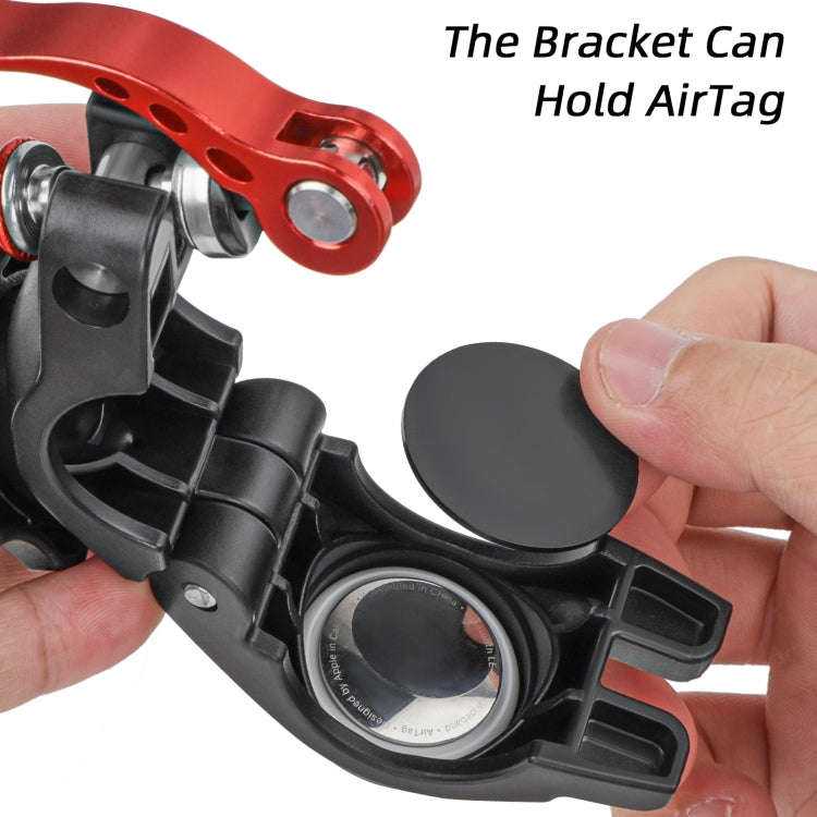 Sunnylife Sports Camera Universal Bicycle Clamp 360 Rotation 19-35mm Clip for DJI Action / Insta3...