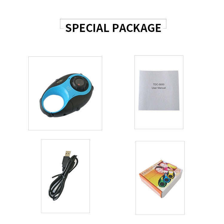 5MP 1.5 inch Color Screen Mini Keychain Type Gift Digital Camera for Children(Blue)