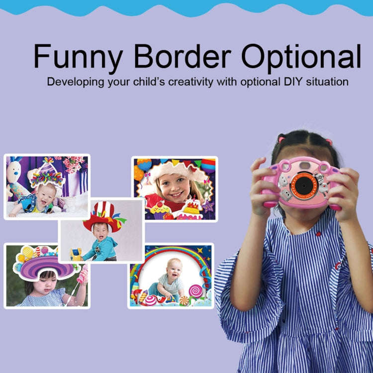 KC501 3 Million Pixels 2.0 inch HD Screen Digital Children Camera (Pink)