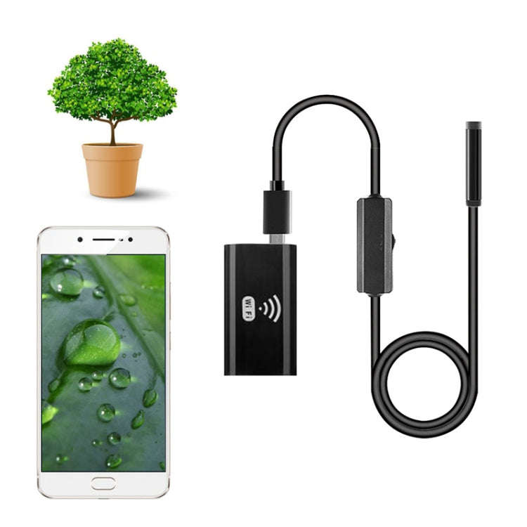 F99 HD Mobile Phone Endoscope, 8mm Waterproof Pipe Endoscope, Wifi Version, Flexible Cord, Length...