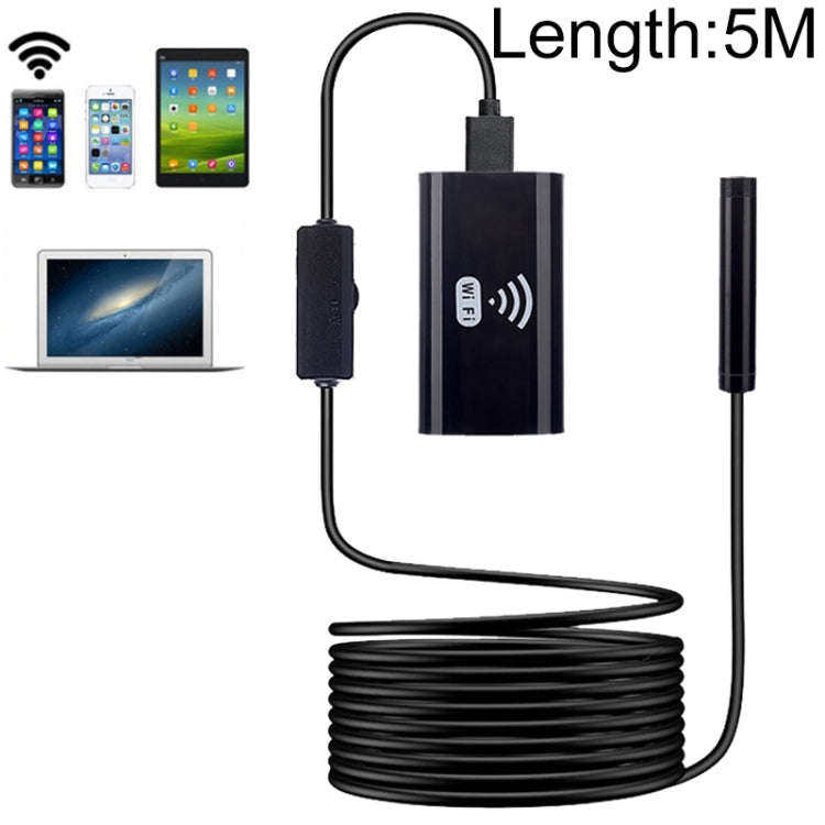 F99 HD Mobile Phone Endoscope, 8mm Waterproof Pipe Endoscope, Wifi Version, Flexible Cord, Length...