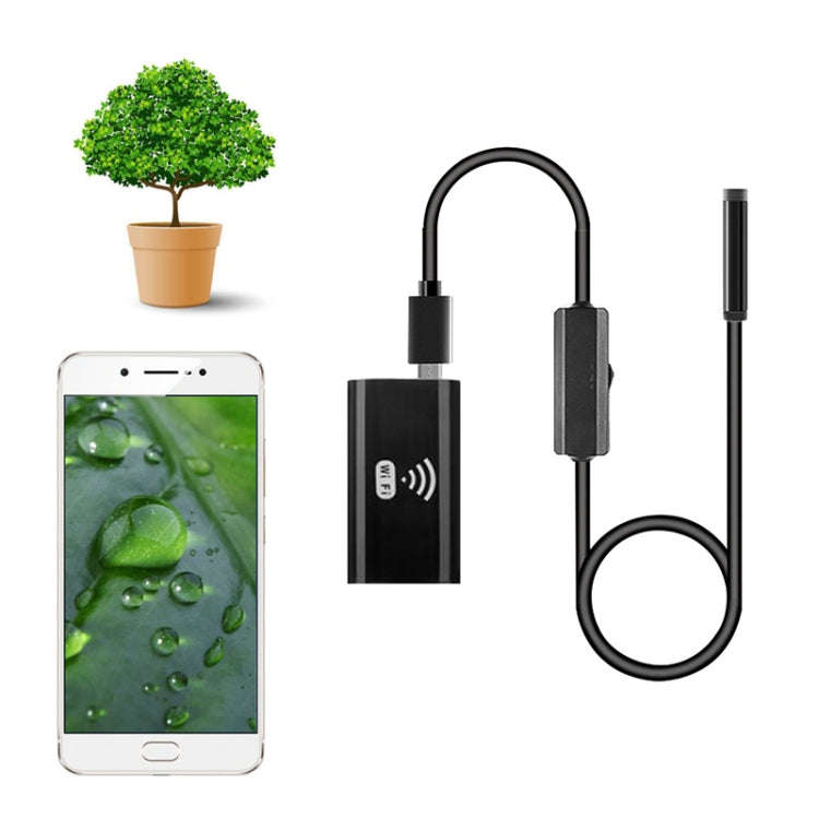 F99 HD Mobile Phone Endoscope, 8mm Waterproof Pipe Endoscope, Wifi Version, Hardwire, Length: 1m ...