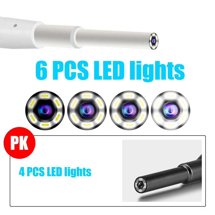 C01 4.3 Inch Screen Display HD1080P Visual Earspoon Endoscope with 6 LEDs, Diameter:5.5mm