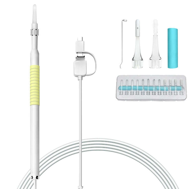 I98 1.3 Million HD Visual Earwax Clean Tool Endoscope Borescope with 6 LEDs, Lens Diameter: 5.5mm...