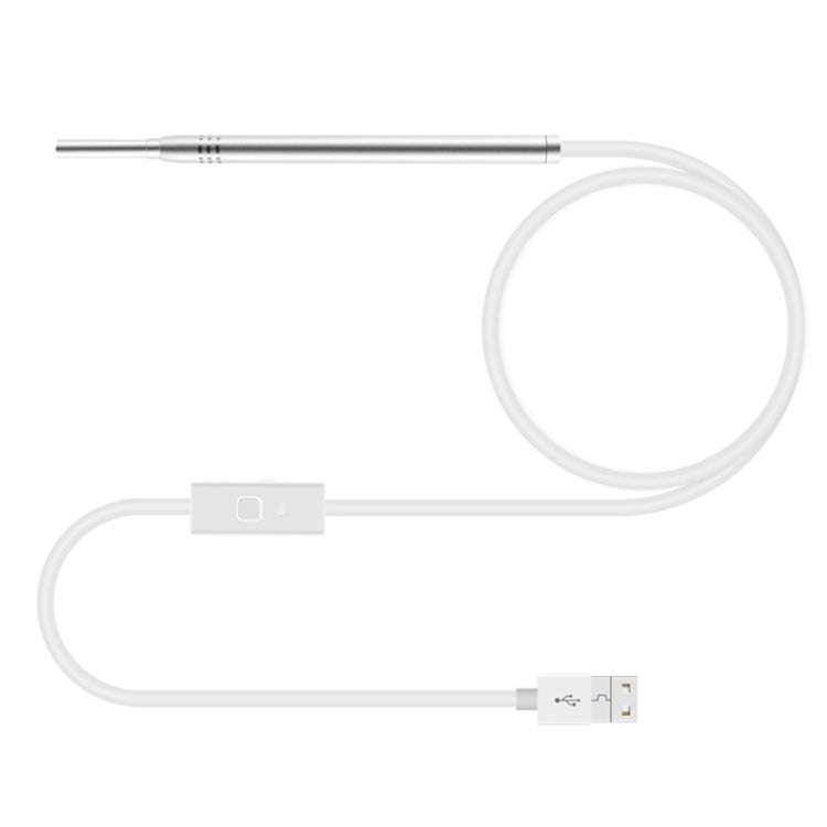 1MP HD Visual Ear Nose Tooth Endoscope Borescope with 6 LEDs, Lens Diameter: 4.3mm