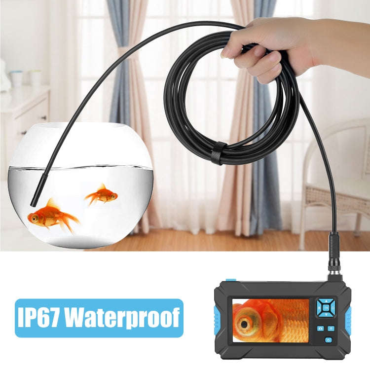 P30 5.5mm IP67 Waterproof 4.3 inch HD Portable Endoscope Hard Cable Industrial Endoscope, Cable L...