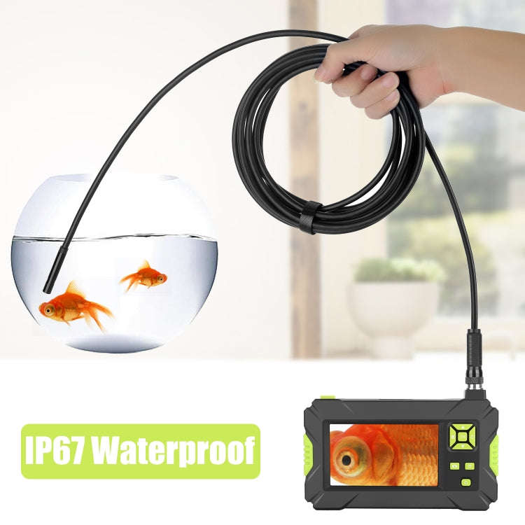 P30 8mm IP67 Waterproof 4.3 inch HD Portable Endoscope Hard Cable Industrial Endoscope, Cable Len...