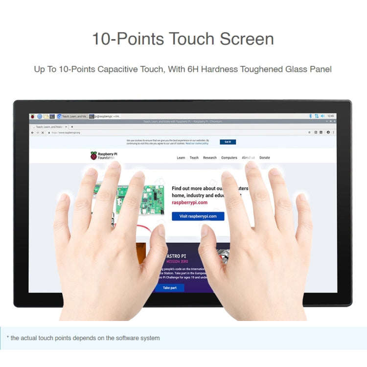 WAVESHARE Mini-Computer Powered by Raspberry Pi CM4 Touch Screen(UK Plug)