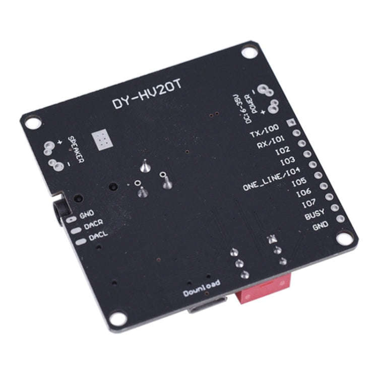 DY-HV20T 12V/24V 10W/20W Voice Playback Module MP3 Music Player UART I/O Trigger Amplifier Board ...