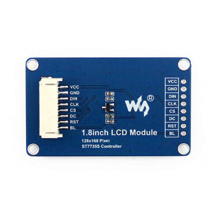 WAVESHARE 128x160 General 1.8inch LCD Display Module with SPI Interface